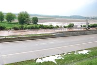 Überflutet und gesperrt Bild: Überflutet und gesperrt