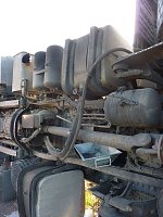 Bild: Umgekippter Lkw blockierte B4