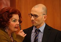 Bild: Verena Blankenburg (Josephine Zillertal), Marcus Ostberg (Philipp Klapproth)