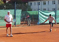 Bild: Der Wettergott muss Tennisfan sein