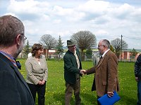 Bild: Minister Sklenar in Donndorf