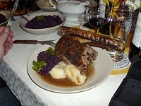 Bild: Beim Martini Gans Essen
