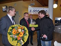 Bild: Der 1.500.000. Besucher