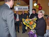 Bild: Der 1.500.000. Besucher