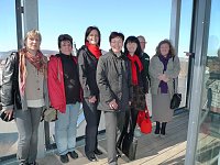 Entstehendes Bürgerzentrum besucht Bild: Entstehendes Bürgerzentrum besucht