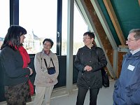 Entstehendes Bürgerzentrum besucht Bild: Entstehendes Bürgerzentrum besucht