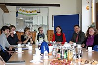 Im Jugendhaus Greußen diskutiert Bild: Im Jugendhaus Greußen diskutiert