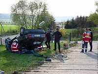 Mit Blaulicht durch Berka Bild: Mit Blaulicht durch Berka