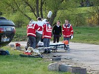 Mit Blaulicht durch Berka Bild: Mit Blaulicht durch Berka