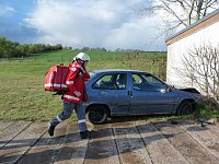 Mit Blaulicht durch Berka Bild: Mit Blaulicht durch Berka