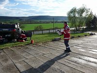 Mit Blaulicht durch Berka Bild: Mit Blaulicht durch Berka