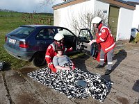 Mit Blaulicht durch Berka Bild: Mit Blaulicht durch Berka