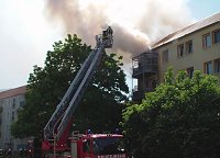 Bild: Brand in der Borntalstra&szlig;e (2)