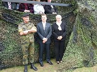 Soldaten verabschiedet Bild: Soldaten verabschiedet