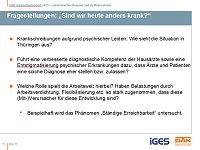 Entwicklung Krankenstand in der Region Bild: Entwicklung Krankenstand in der Region