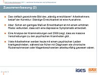 Entwicklung Krankenstand in der Region Bild: Entwicklung Krankenstand in der Region