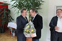 Bild: Zahlreiche Gratulanten kamen