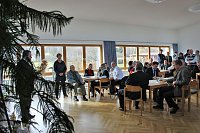 Bild: Zahlreiche Gratulanten kamen