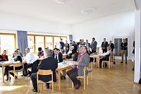 Bild: Zahlreiche Gratulanten kamen