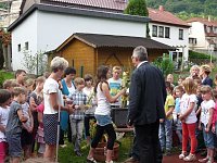 Schulgarten eingeweiht Bild: Schulgarten eingeweiht