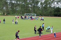 Bild: Musikalische Unterst&uuml;tzung kam vom Fanfarenzug.