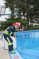Bild: Abbaden im Greu&szlig;ner Freibad