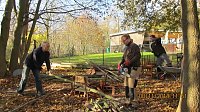 Bild: Zweiter Arbeitseinsatz auf dem Hundeplatz an der Trift