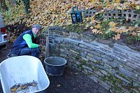 Bild: Parkmauer wird saniert