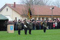 Neuer Lehrgang in Oberspier vereidigt Bild: Neuer Lehrgang in Oberspier vereidigt