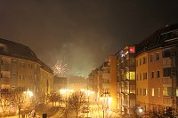 Bild: Feuerwerk &uuml;ber Sondershausen