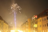 Bild: Feuerwerk &uuml;ber Sondershausen