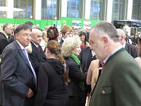 Empfang in der Thüringen-Halle Bild: Empfang in der Thüringen-Halle