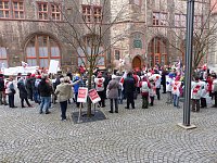 Bild: Warnstreik in Nordhausen