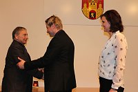 Bild: Ehrenmedaille in Gold verliehen