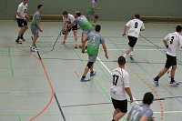 Bild: Handballer beim Derby (Halbzeit)