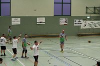 Bild: Handballer beim Derby (Halbzeit)