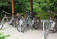 Bild: Radfahrerparkplatz