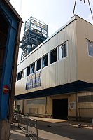 Bild: Neue Seilfahrtsbr&uuml;cke wird montiert