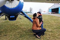 Flugplatzfest mit Heißluftballons Bild: Flugplatzfest mit Heißluftballons