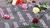 Bild: Gedenken zum 70. Jahrestag der Befreiung des KZ Mittelbau-Dora