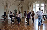 Tanzgruppe probte öffentlich Bild: Tanzgruppe probte öffentlich