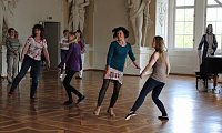 Tanzgruppe probte öffentlich Bild: Tanzgruppe probte öffentlich