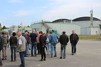 Bild: Biogasanlage besucht