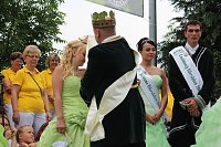 Laubkönig gekrönt Bild: Laubkönig gekrönt
