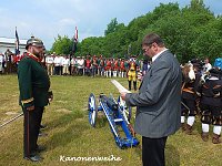 Appell mit Kanonenweihe Bild: Appell mit Kanonenweihe