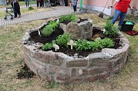 Bild: Spiralbeet zum Aktionstag bepflanzt