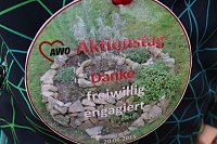 Bild: Spiralbeet zum Aktionstag bepflanzt