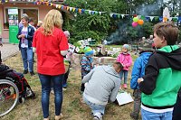 Bild: Spiralbeet zum Aktionstag bepflanzt