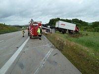Schwerer Unfall auf der A9 Bild: Schwerer Unfall auf der A9