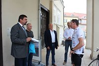 Bild: Staffelstab zum Th&uuml;ringentag unterwegs